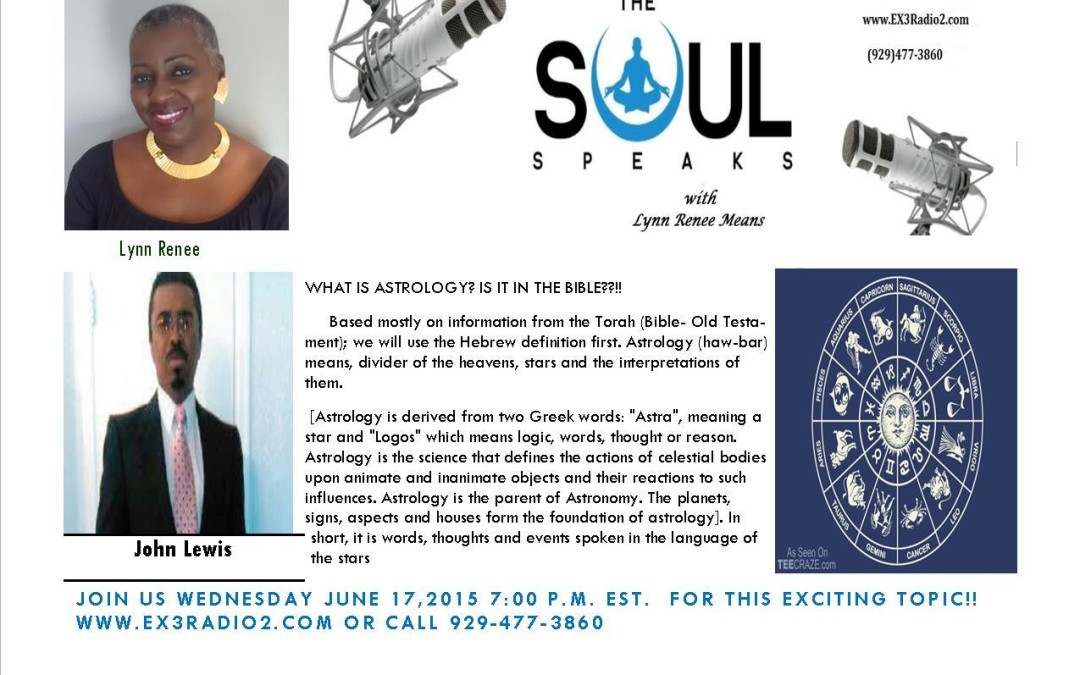 Soul Speak Radio Show Today – Divine Astrology