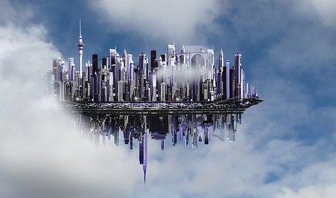 Floating Inter-dimensional City Seen…